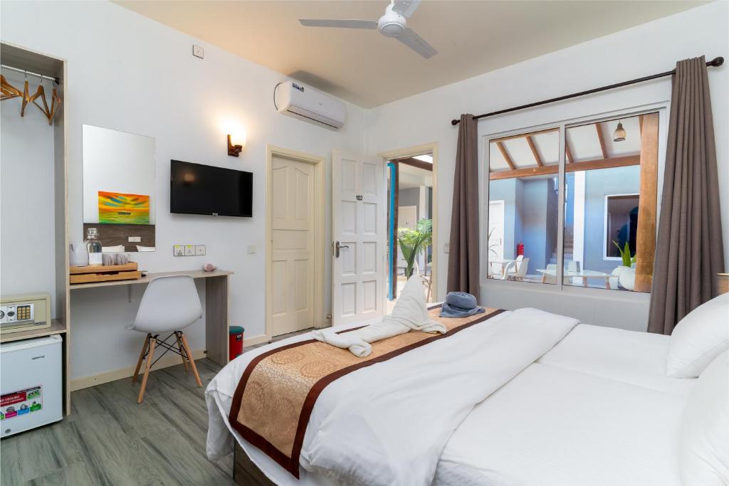 Garden view room